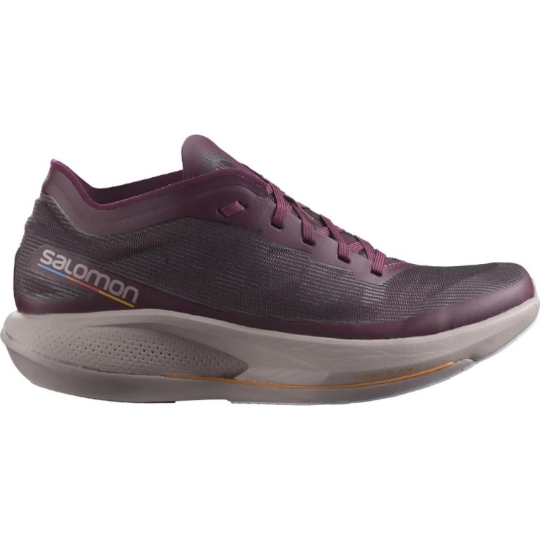 Burgundy Salomon Phantasm Women\'s Running Shoes | IE UX7095